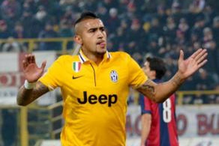 Gelandang Juventus, Arturo Vidal.