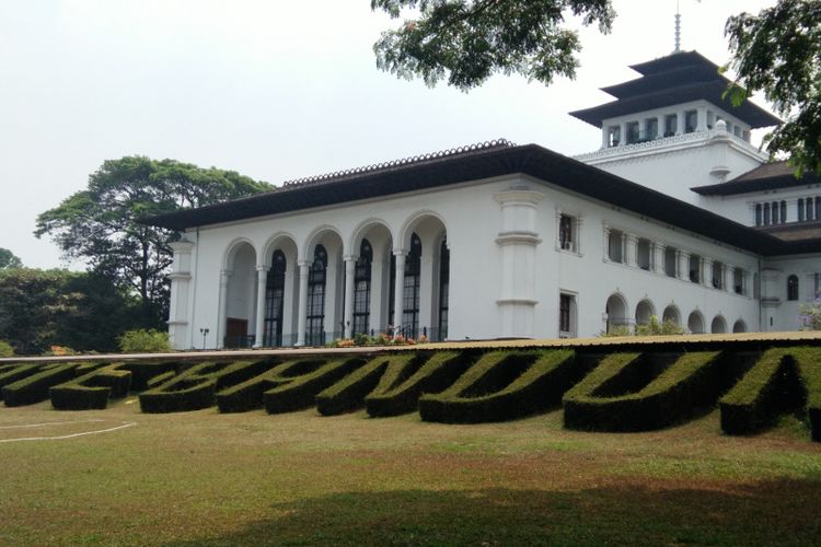 Salah satu sudut Gedung Sate Bandung