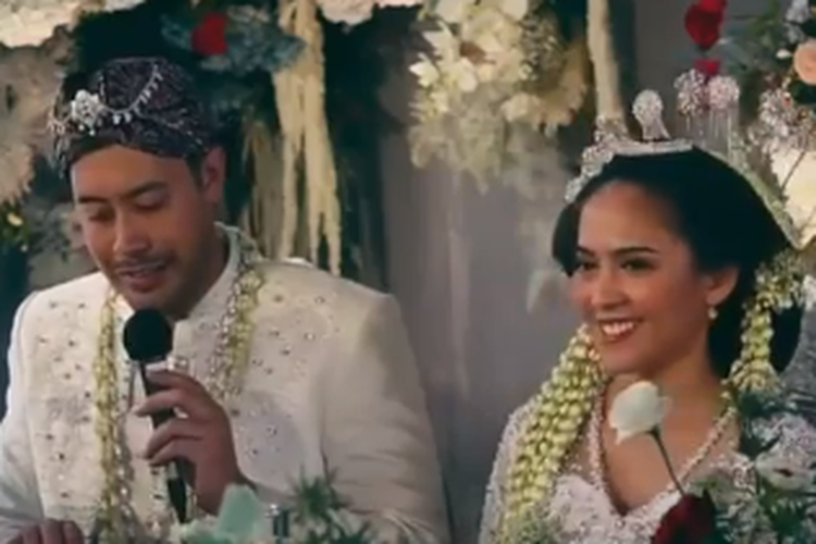 Lala Karmela menikah, Selasa (21/12/2021). 