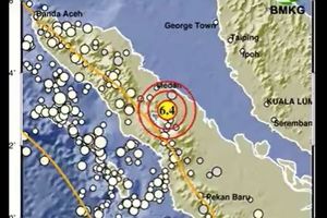 Gempa Magnitudo 6,4 di Simalungun, Getaran Terasa hingga Medan dan Deli Serdang