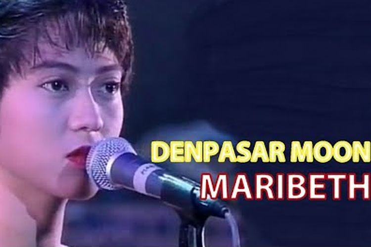 Maribeth penyanyi lagu Denpasar Moon.