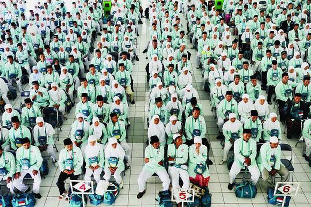 Ilustrasi jemaah haji
