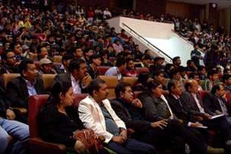 Global Economic Symposium (GES) 2014 di Shangrila Hotel Kuala Lumpur, Malaysia, 7 September 2014.