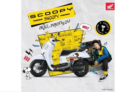 Honda Rilis Edisi Scoopy Snoopy, Cuma 4.000 Unit 