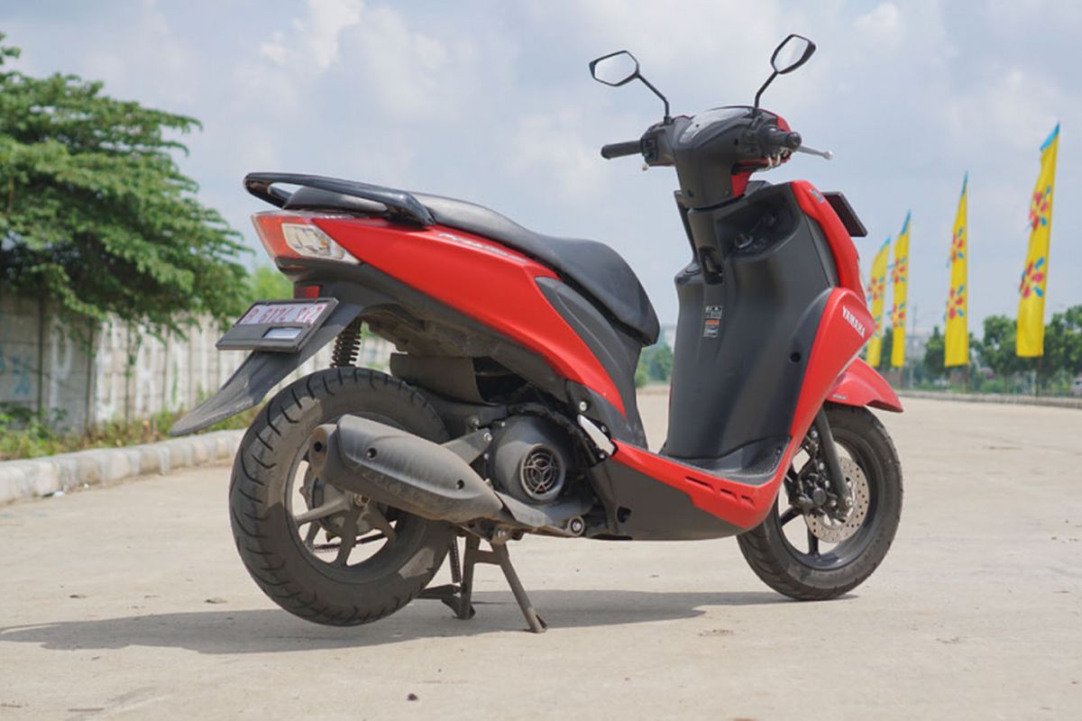 Skutik Yamaha Freego dalam pengujian harian