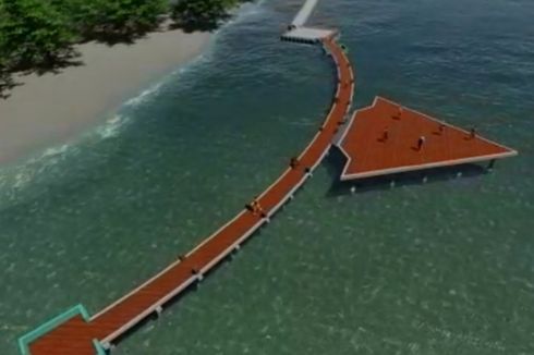 Pemkab Kepulauan Seribu Bangun Jembatan Panah Asmara di Pulau Tidung