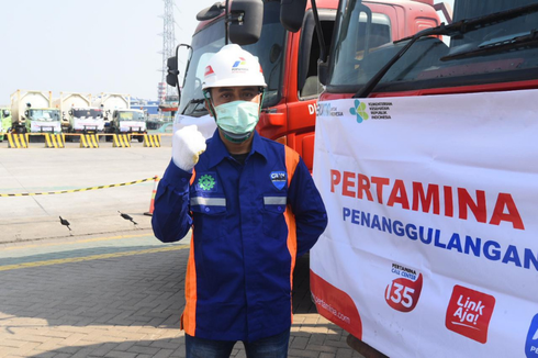 Percepat Penanganan Covid-19, AMT Pertamina Antarkan Tabung Oksigen ke Zona Merah