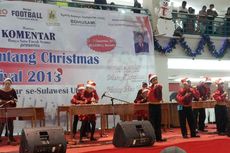 Sambut Natal, Pelajar Berlomba di Festival Musik Kolintang