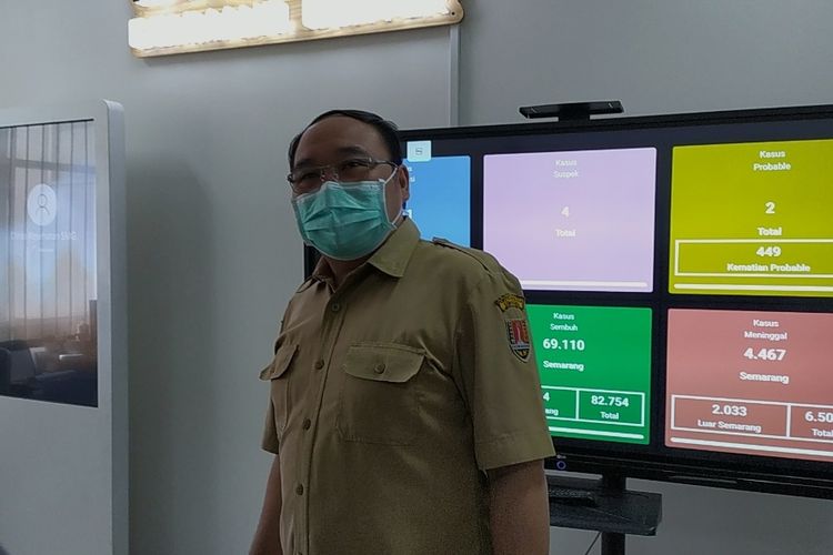 Kepala Dinas Kesehatan Kota Semarang, Abdul Hakam. Kamis (4/8/2022)