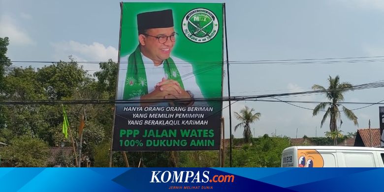 PPP Minta Bawaslu Tertibkan Spanduk Berisi Dukungan ke Anies-Muhaimin di Sleman