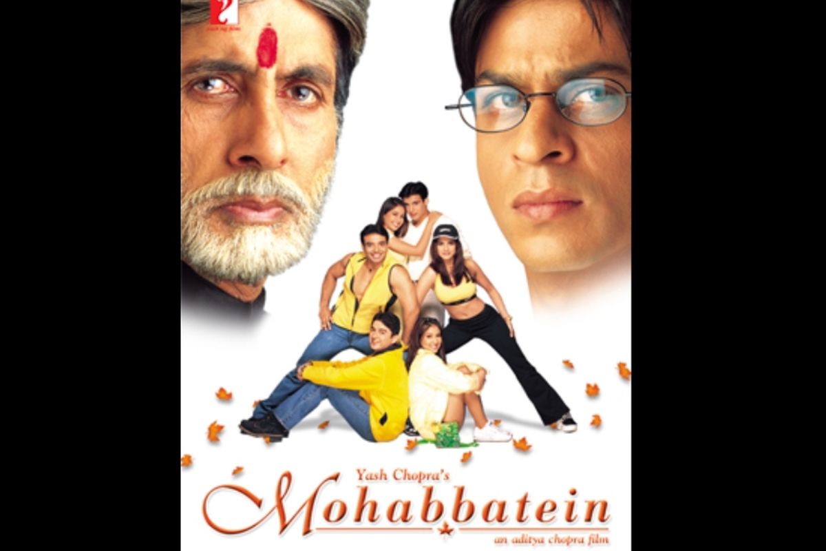 Poster film Mohabbatein.