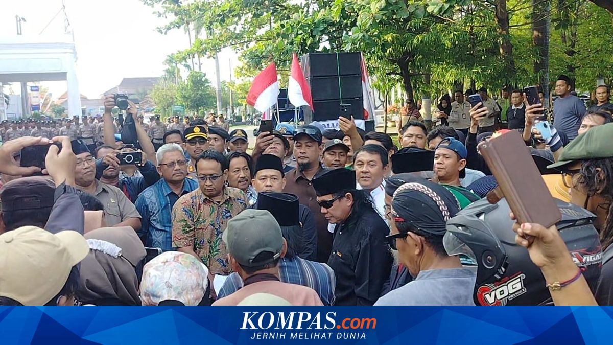 Tolak Operasional Tempat Hiburan Malam, Warga Tegal Kembali Geruduk Kantor DPRD