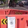 Water Barrier di Salatiga Ditempeli Kertas Bernada Protes PPKM