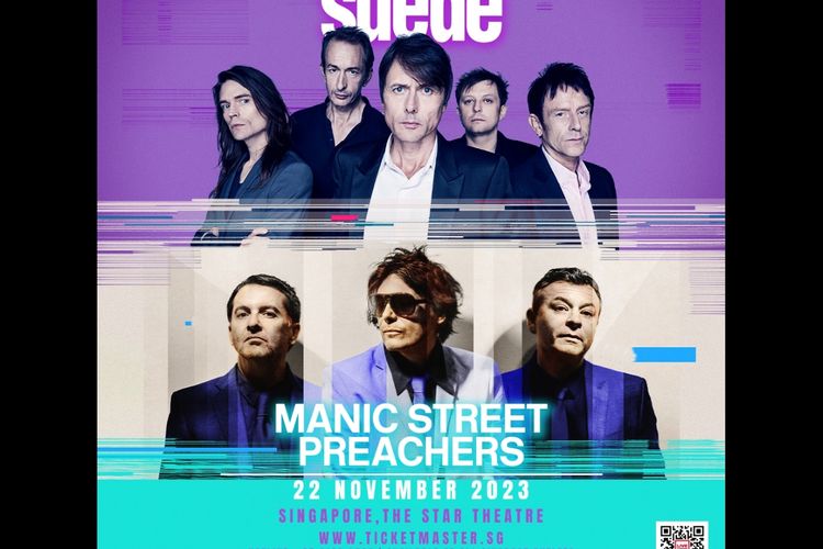 Grup band rock Suede dan Manic Street Preachers akan tampil di Singapura pada November 2023.
