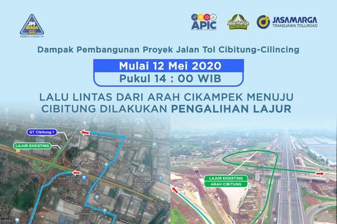 Selasa 12 Mei, Lalu Lintas Simpang Susun Cibitung Dialihkan ke MM2100