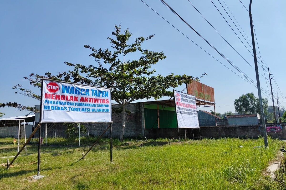 Lokasi pengolahan sampah di Kapanewon Sedayu, Bantul