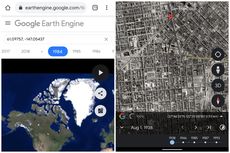Google Earth Versi Android Punya Mode Timelapse Tersembunyi