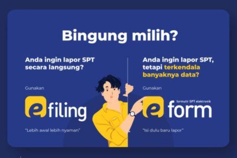 5 Perbedaan e-Filing dan e-Form, Layanan Lapor SPT Pajak Tahunan