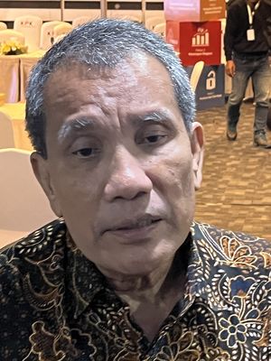 Duputi Pencegahan dan Monitoring Komisi Pemberantasan Korupsi (KPK) Pahala Nainggolan saat ditemui di Gedung ACLC KPK, Jakarta, Selasa (5/9/2023).