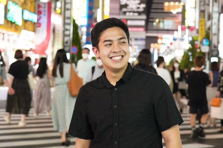 YouTuber asal Indonesia Jerome Polin, pemilik kanal Nihongo Mantappu, yang tengah menimba ilmu di Waseda University, Jepang.