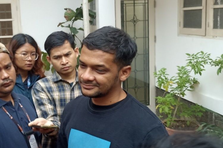 Juru Bicara Timnas Pemenangan Anies-Muhaimin (Amin), Usamah Abdul Aziz saat ditemui di Rumah Pemenangan Timnas Amin,  Menteng Jakarta Pusat,  Jumat (8/12/2023).