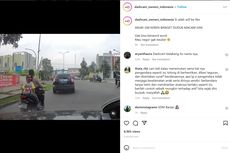 Video Viral Bonceng Anak Naik Motor Posisi Terbalik