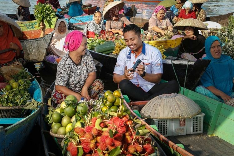 Jemput bola, Bank BRI mudahkan para pedagang di pasar menabung tanpa harus repot-repot ke bank 