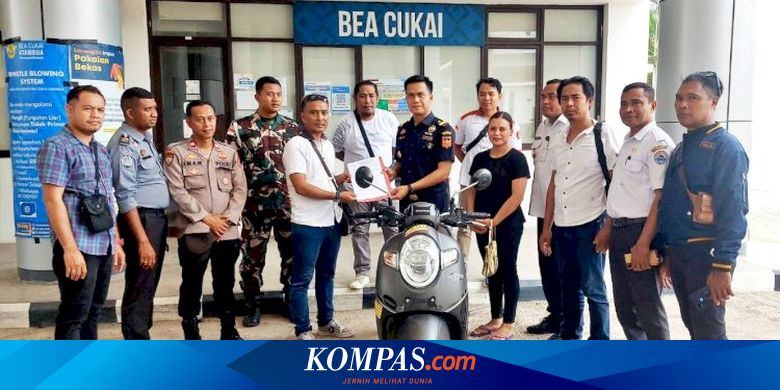 Bea Cukai Timor Leste Kembalikan Motor Curian ke Pemiliknya Warga NTT - Kompas.com - Kompas.com