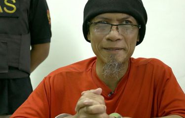 Rois, terpidana mati pelaku pengeboman Kedutaan Besar Australia Jakarta pada 2004 di penjara Batu, Nusakambangan. 