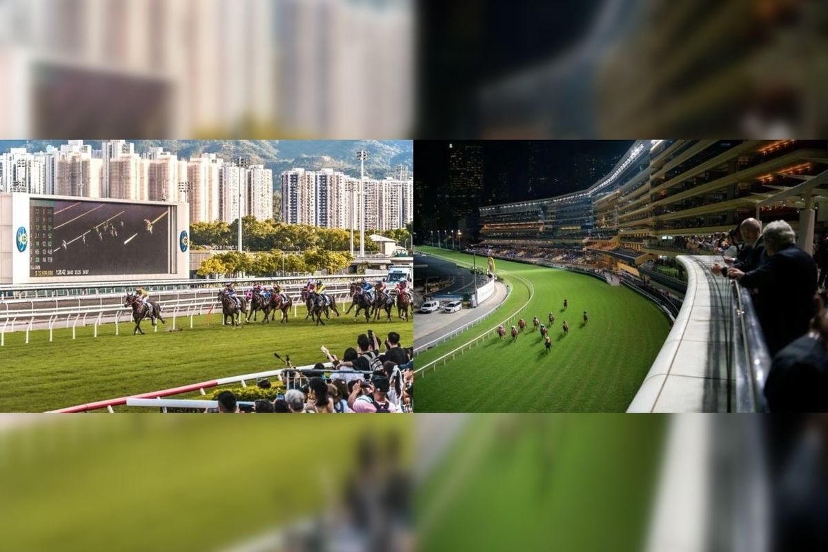 Pacuan kuda jadi salah satu atraksi andalan di Hong Kong. 

