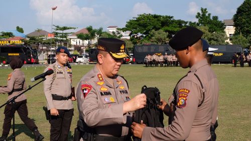 Polda Riau Sebar 1.664 Personel untuk Amankan TPS