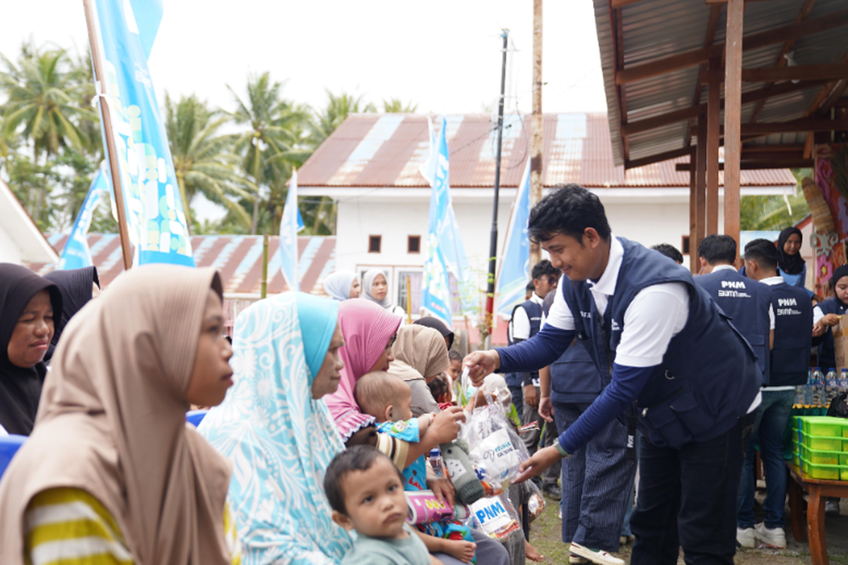 PNM adakan program sosialisasi terkait pentingnya gizi di Desa Towale.