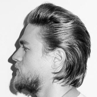 Ilustrasi gaya rambut slick back