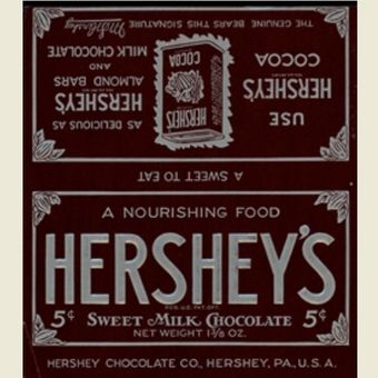 Bungkus produk cokelat Hersheys. (The University of Columbia)