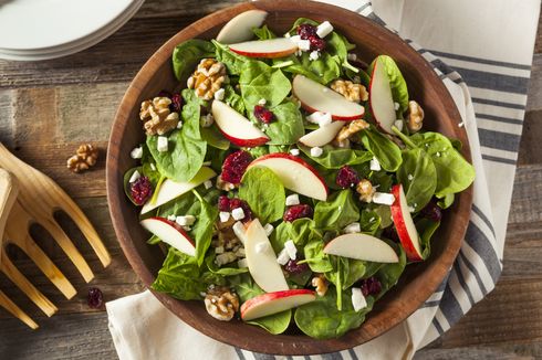 Resep Salad Bayam, Makanan Sehat untuk Diet 