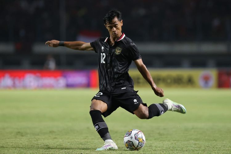 Pratama Arhan beraksi dalam laga FIFA Matchday Indonesia vs Curacao di Stadion Gelora Bandung Lautan Api, Sabtu (24/9/2022). Terkini, Pratama Arhan dipastikan hengkang dari Tokyo Verdy. 