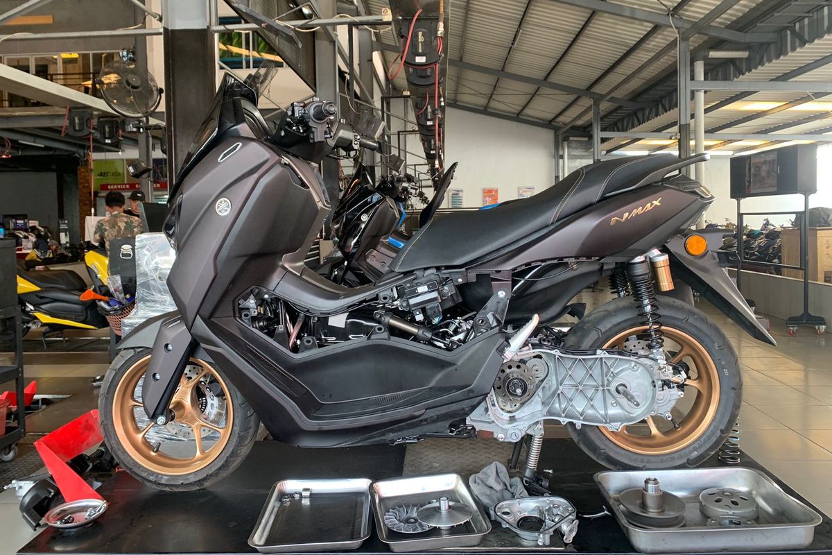 Perawatan berkala pada Yamaha Nmax Turbo