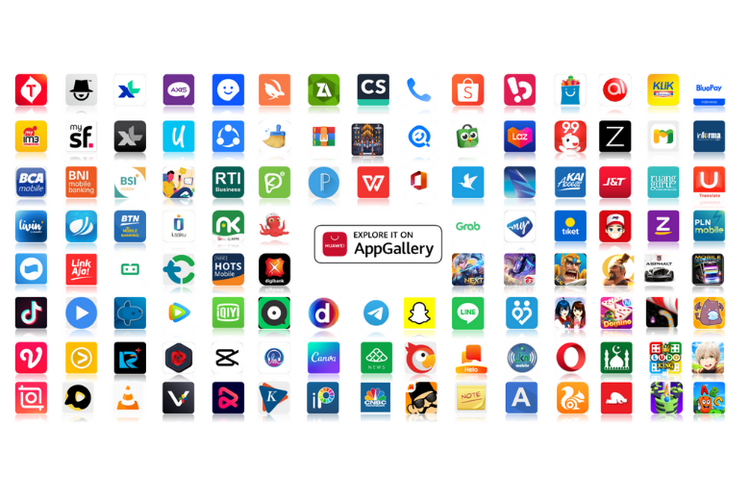 Aplikasi favorit di Huawei AppGallery. 
