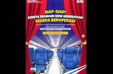Kereta Api New Generation Meluncur 26 September 2023, Berikut Jadwal dan Fasilitasnya