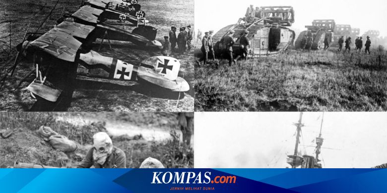 5 Teknologi Militer Yang Diciptakan Di Masa Perang Dunia I Halaman All Kompas Com