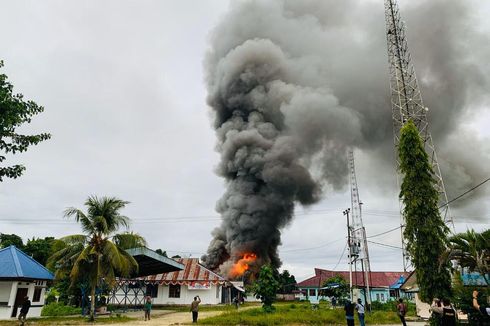 Massa Bakar Kantor Disnaker Keerom, Diduga Kecewa dengan Hasil Tes CPNS