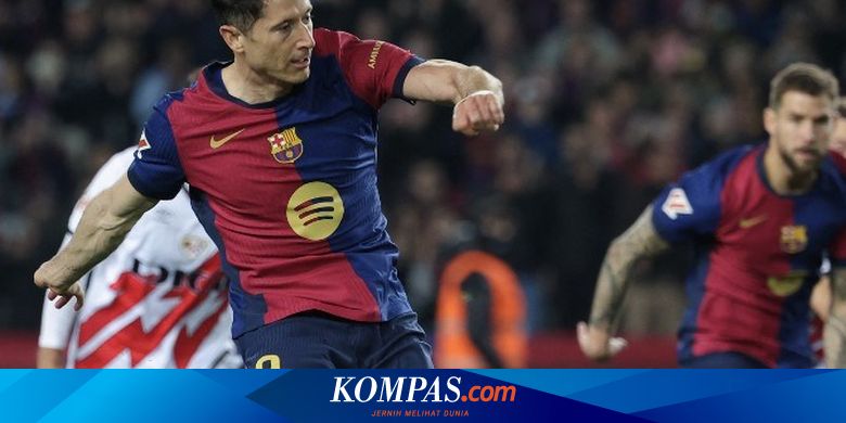 Hasil Barcelona Vs Rayo Vallecano 1-0: Penalti Lewandowski Bawa Barca ke Puncak - Kompas | Arenanews-1