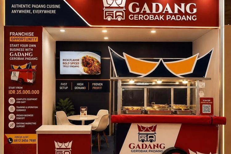 Gerobak Padang Siap Ekspansi Nasional, Buka Kesempatan Kemitraan Perdana di IFBC Surabaya 2026