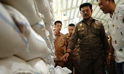 Tinjau Pabrik Penggilingan di Karawang, Mentan SYL Pastikan Stok Beras Aman hingga Akhir Tahun