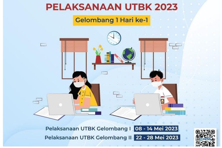 H-5 UTBK SNBT 2023, cek dokumen yang dibawa saat tes. 