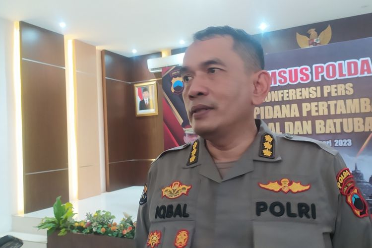 Kabidhumas Polda Jateng Kombes Pol M Iqbal Alqudusy saat ditemui di Kantor Dirkrimsus Polda Jateng. Rabu (8/2/2023)