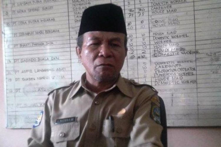 Kabid Pengembangan Ketenagakerjaan Disnakentras Kabupaten Bima H Mustafa