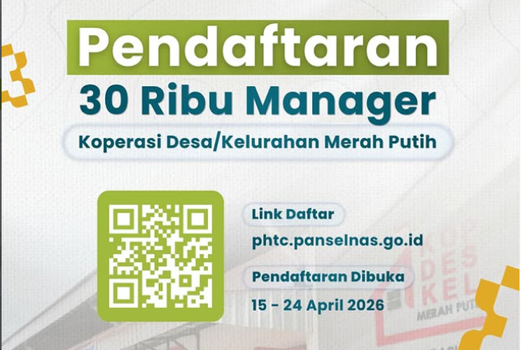 Koperasi Merah Putih Buka 30.000 Lowongan Kerja, Ini Posisi, Syarat, dan Link Pendaftarannya