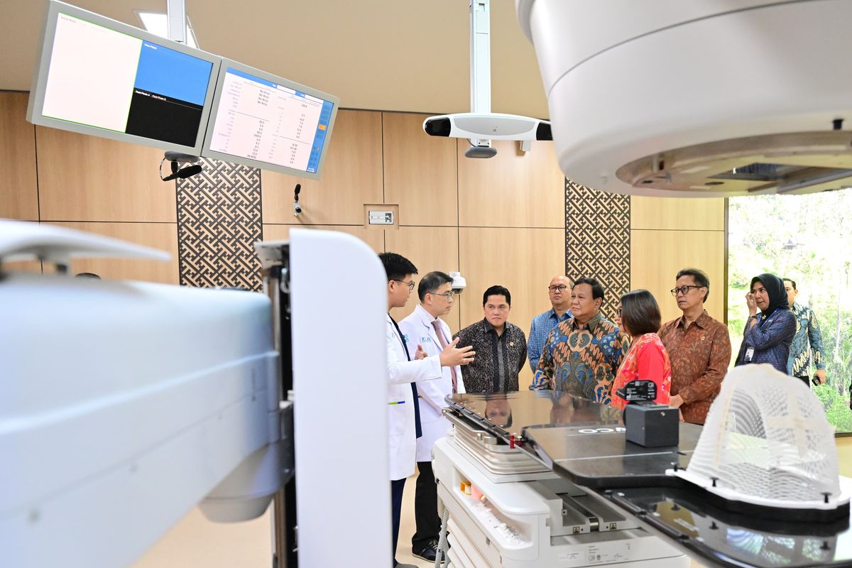 Presiden RI Prabowo Subianto dalam peresmian Bali International Hospital (BIH) yang dikelola anak usaha Pertamina, PT Pertamina Bina Medika Indonesia Healthcare Corporation (IHC), Rabu (25/6/2025).