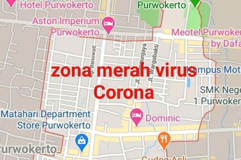Hoaks, Peta Zona Merah Virus Corona di Purwokerto